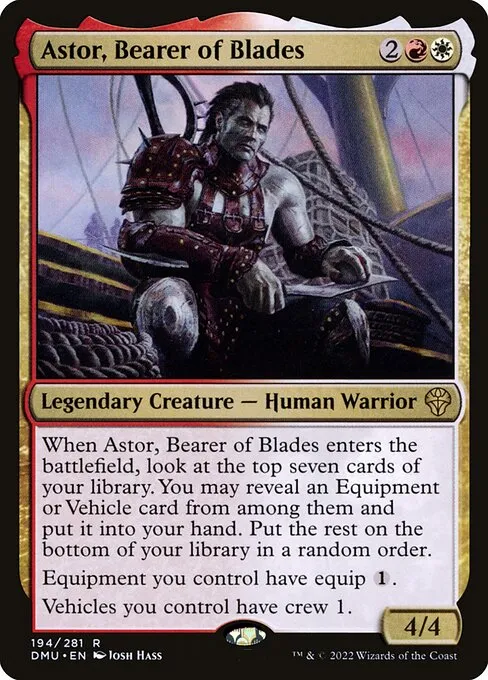 Astor, Bearer of Blades — Dominaria United
