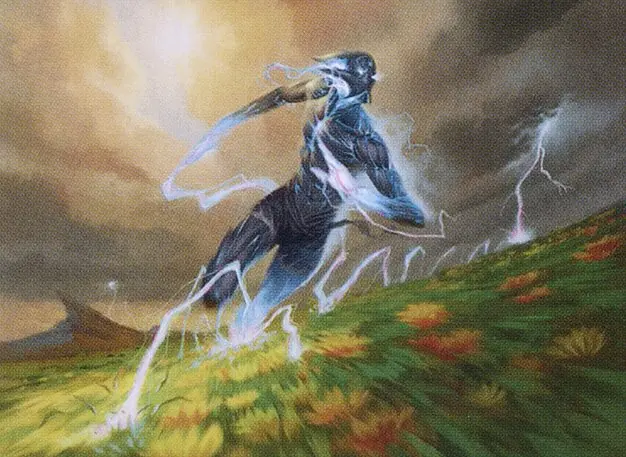 Art detail — Najal, the Storm Runner