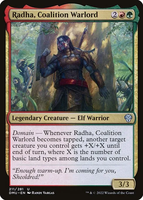 Radha, Coalition Warlord — Dominaria United