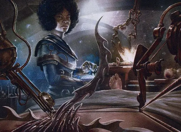 Art detail — Rona, Sheoldred's Faithful