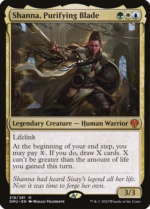 Shanna, Purifying Blade — Dominaria United