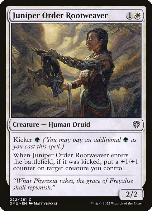 Juniper Order Rootweaver — Dominaria United