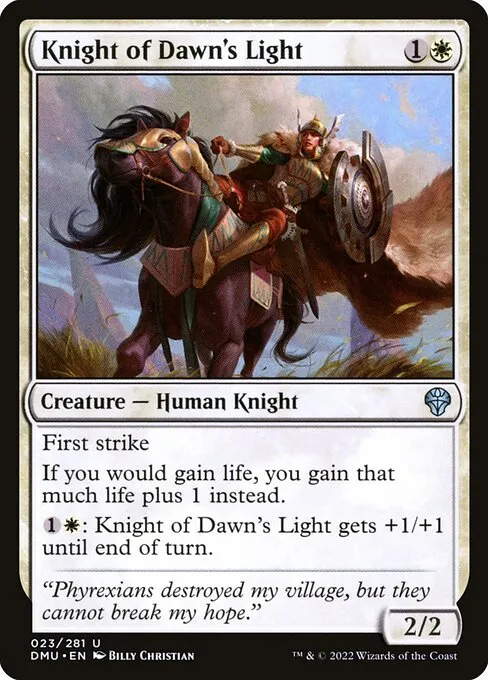 Knight of Dawn's Light — Dominaria United