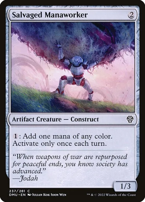 Salvaged Manaworker — Dominaria United