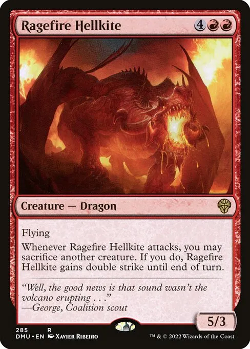 Ragefire Hellkite — Dominaria United