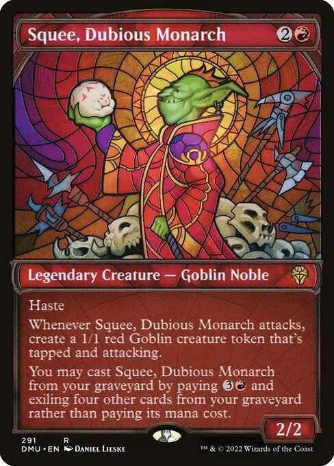 Squee, Dubious Monarch — Dominaria United