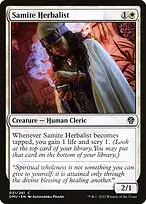 Samite Herbalist — Dominaria United