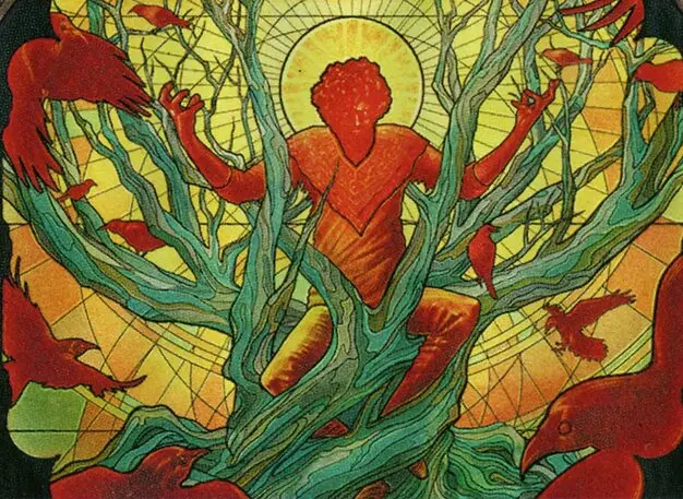 Art detail — The Raven Man