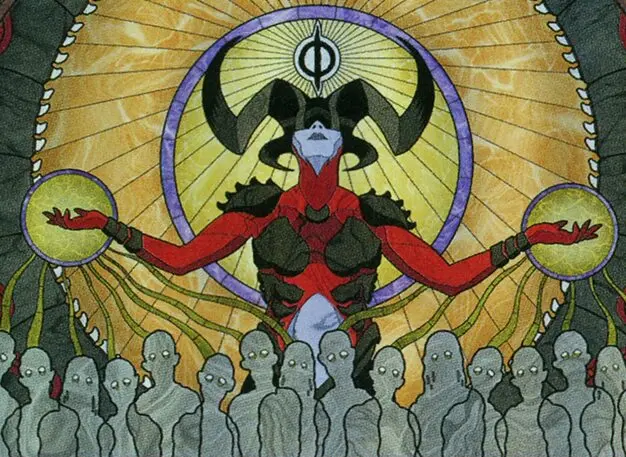 Art detail — Sheoldred, the Apocalypse