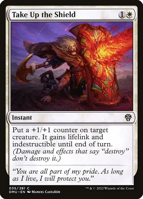 Take Up the Shield — Dominaria United