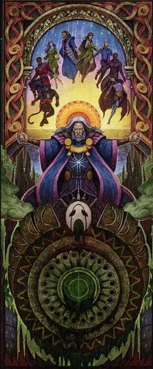 Art detail — Urza Assembles the Titans