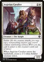 Argivian Cavalier — Dominaria United