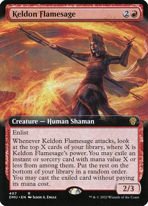 Keldon Flamesage — Dominaria United