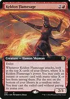 Keldon Flamesage — Dominaria United