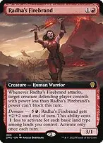 Radha's Firebrand — Dominaria United