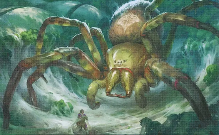 Art detail — Llanowar Greenwidow