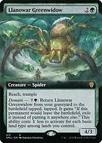 Llanowar Greenwidow — Dominaria United