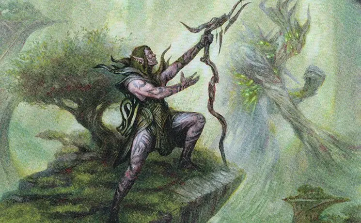 Art detail — Llanowar Loamspeaker