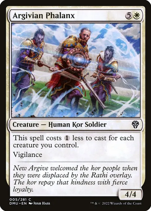 Argivian Phalanx — Dominaria United