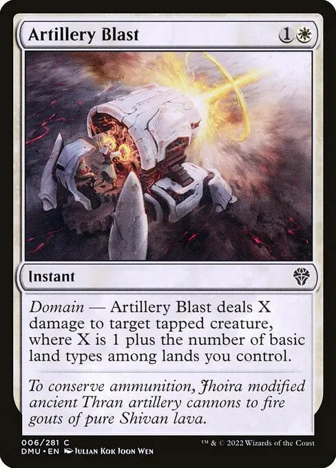 Artillery Blast — Dominaria United