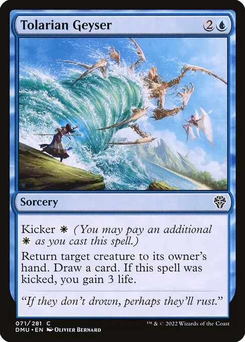 Tolarian Geyser — Dominaria United