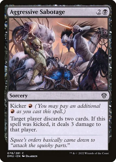 Aggressive Sabotage — Dominaria United