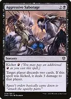 Aggressive Sabotage — Dominaria United