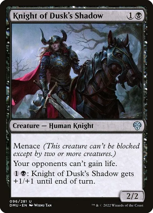 Knight of Dusk's Shadow — Dominaria United