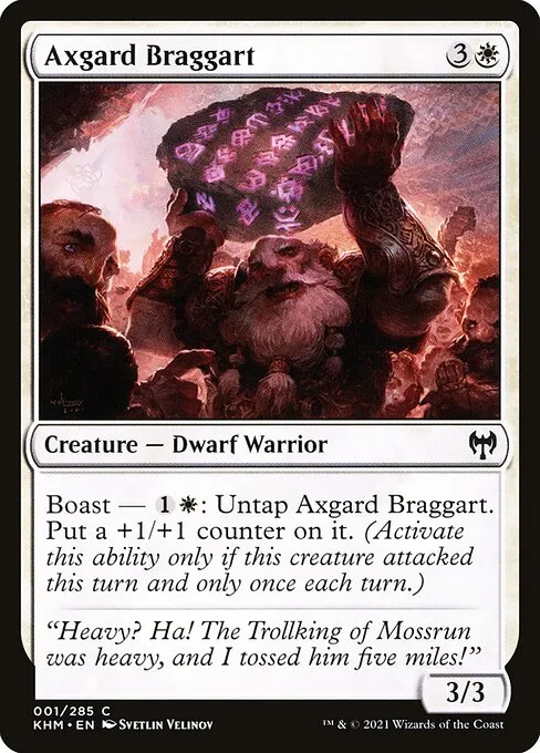 Axgard Braggart — Kaldheim