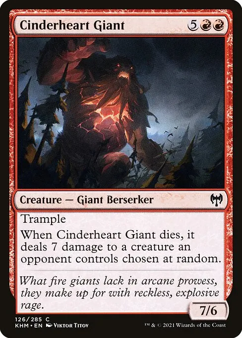 Cinderheart Giant — Kaldheim