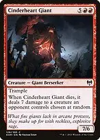 Cinderheart Giant — Kaldheim