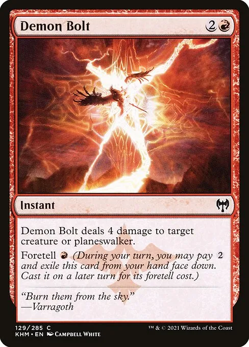 Demon Bolt — Kaldheim