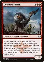 Doomskar Titan — Kaldheim