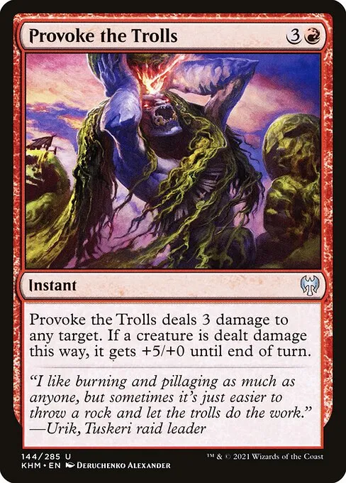 Provoke the Trolls — Kaldheim