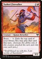 Tuskeri Firewalker — Kaldheim