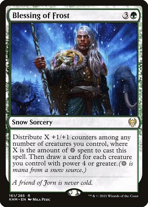 Blessing of Frost — Kaldheim