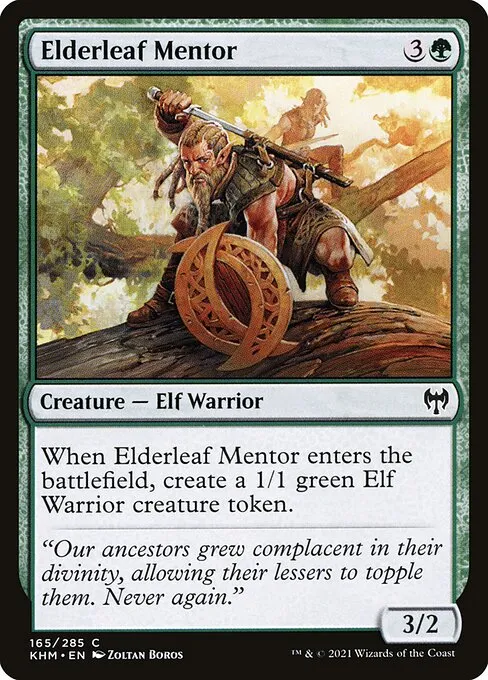 Elderleaf Mentor — Kaldheim