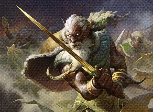 Art detail — Elvish Warmaster