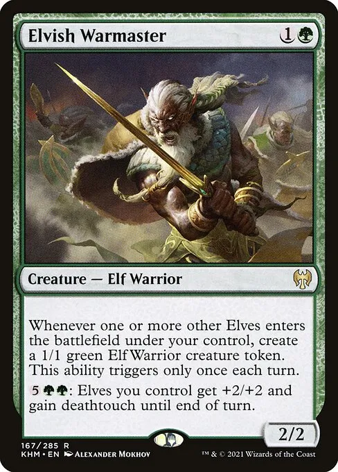 Elvish Warmaster — Kaldheim