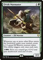Elvish Warmaster — Kaldheim