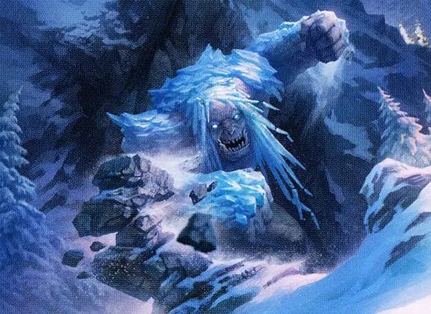 Art detail — Icehide Troll