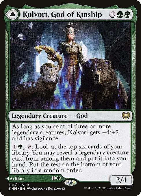Kolvori, God of Kinship // The Ringhart Crest — Kaldheim