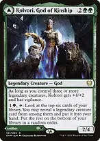Kolvori, God of Kinship // The Ringhart Crest — Kaldheim