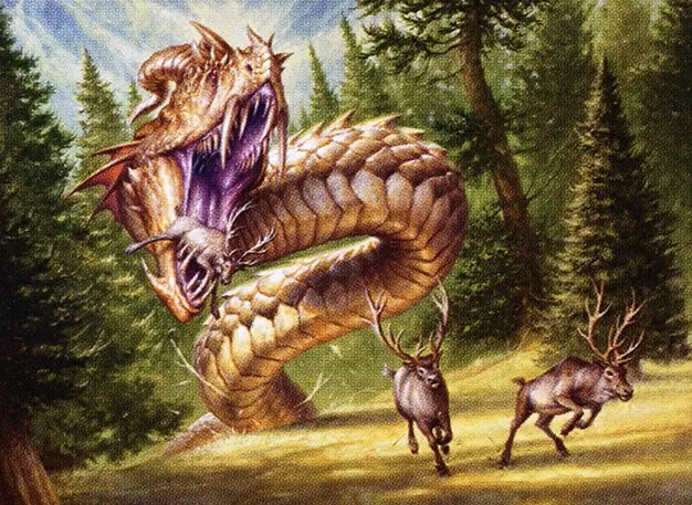 Art detail — Ravenous Lindwurm