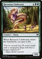 Ravenous Lindwurm — Kaldheim