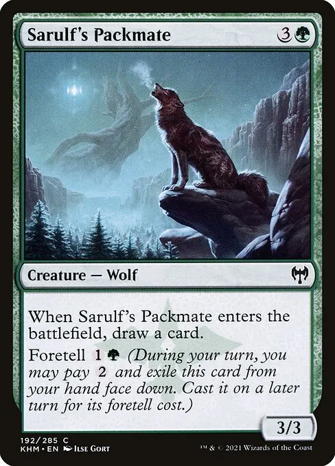 Sarulf's Packmate — Kaldheim