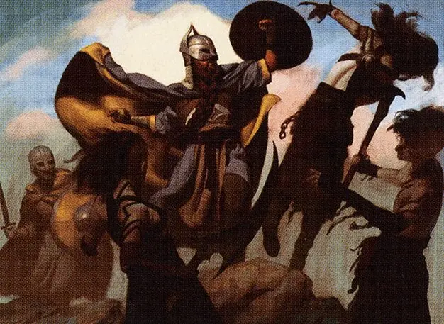 Art detail — Battershield Warrior
