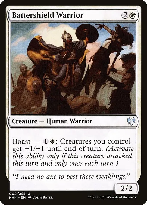 Battershield Warrior — Kaldheim