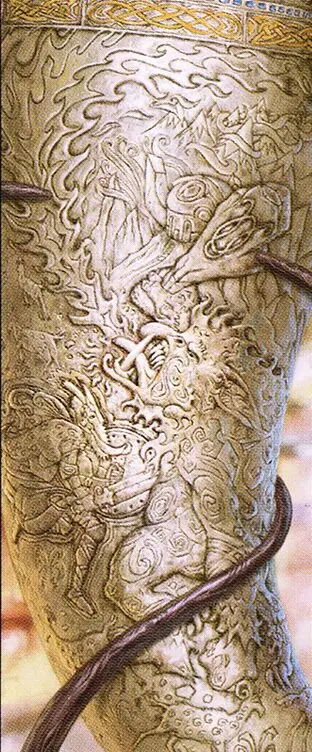 Art detail — Arni Slays the Troll