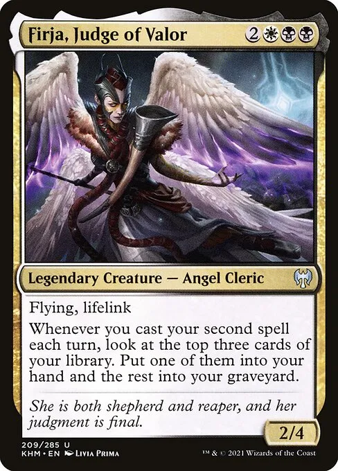 Firja, Judge of Valor — Kaldheim